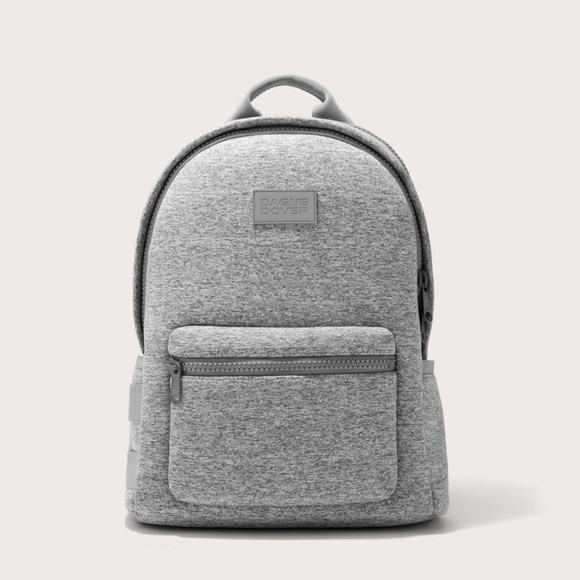 Dagne Dover Dakota Neoprene Large Backpack in Light Heather Grey - Picture 2 of 6